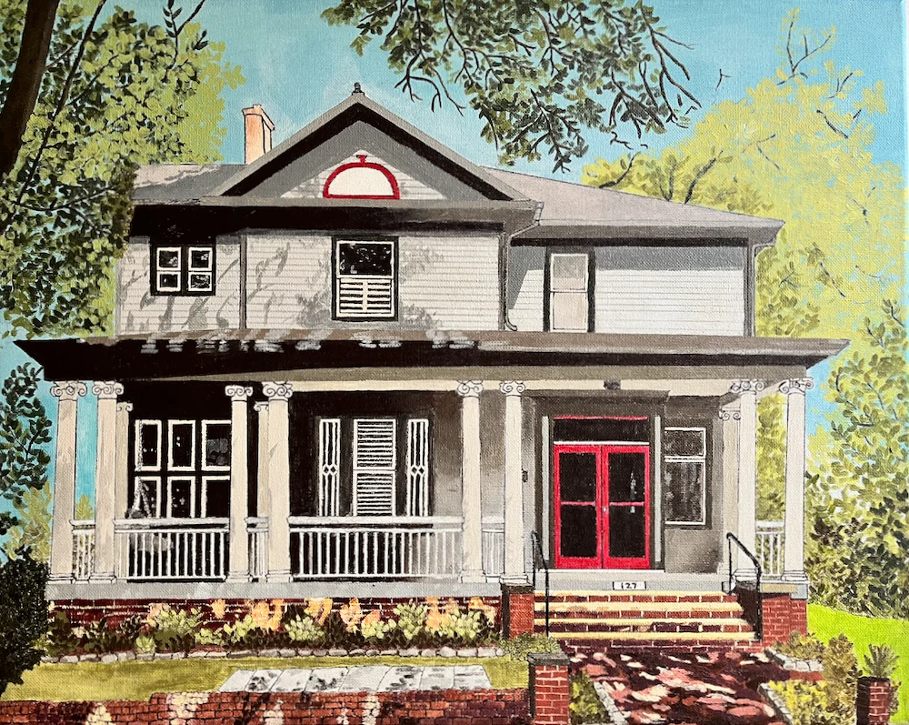 Painting of a house